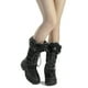 thumbnail image 4 of Dream Pairs - Botas cálidas impermeables de piel sintética para mujer, botas de nieve para senderismo al aire libre de media pantorrilla MAINE Dream Pairs MAINE, 4 of 7