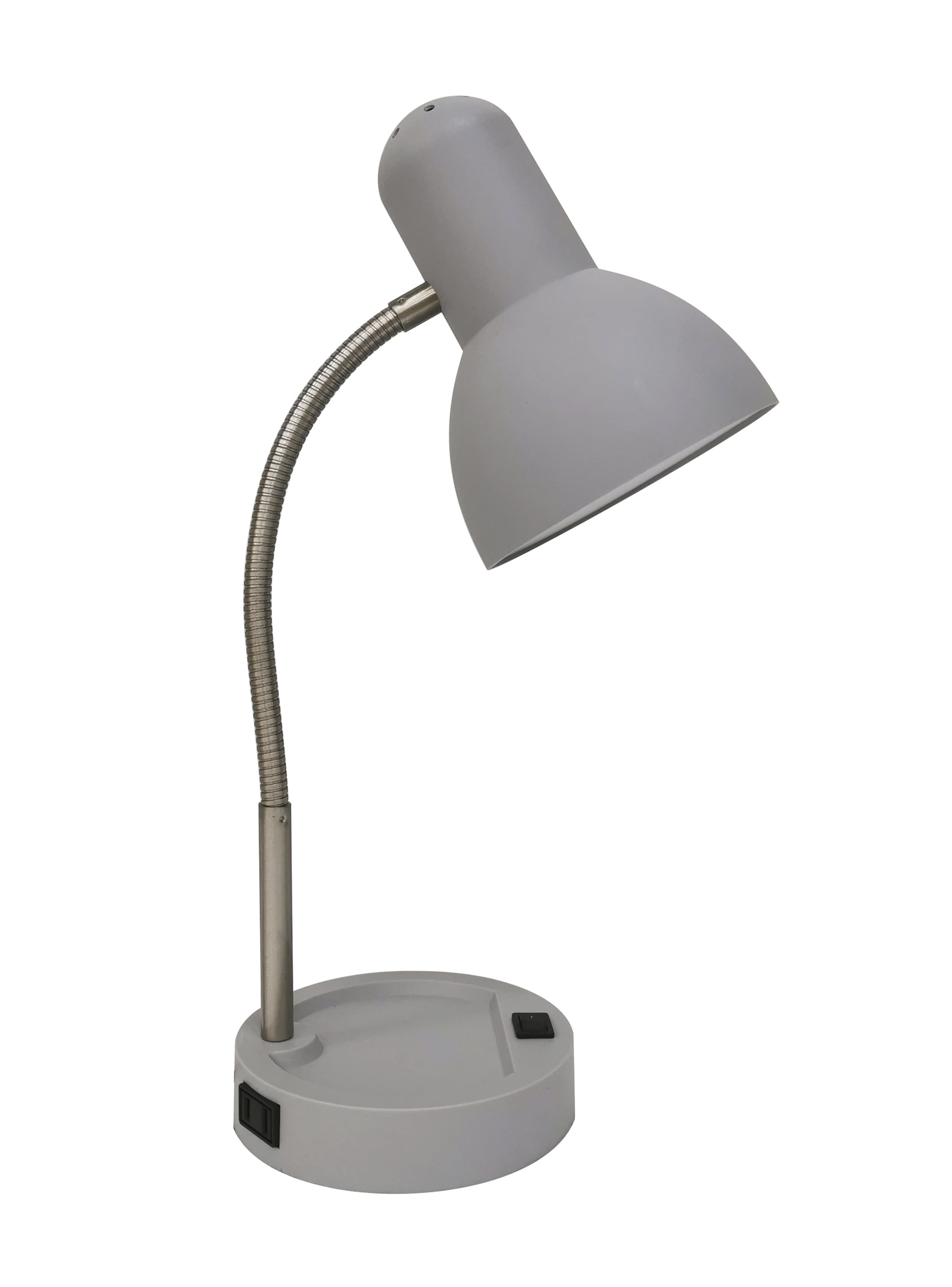 Gold Desk Lamp Mainstays LED Table Desk Nightstand Dorm Student Light Flexible 