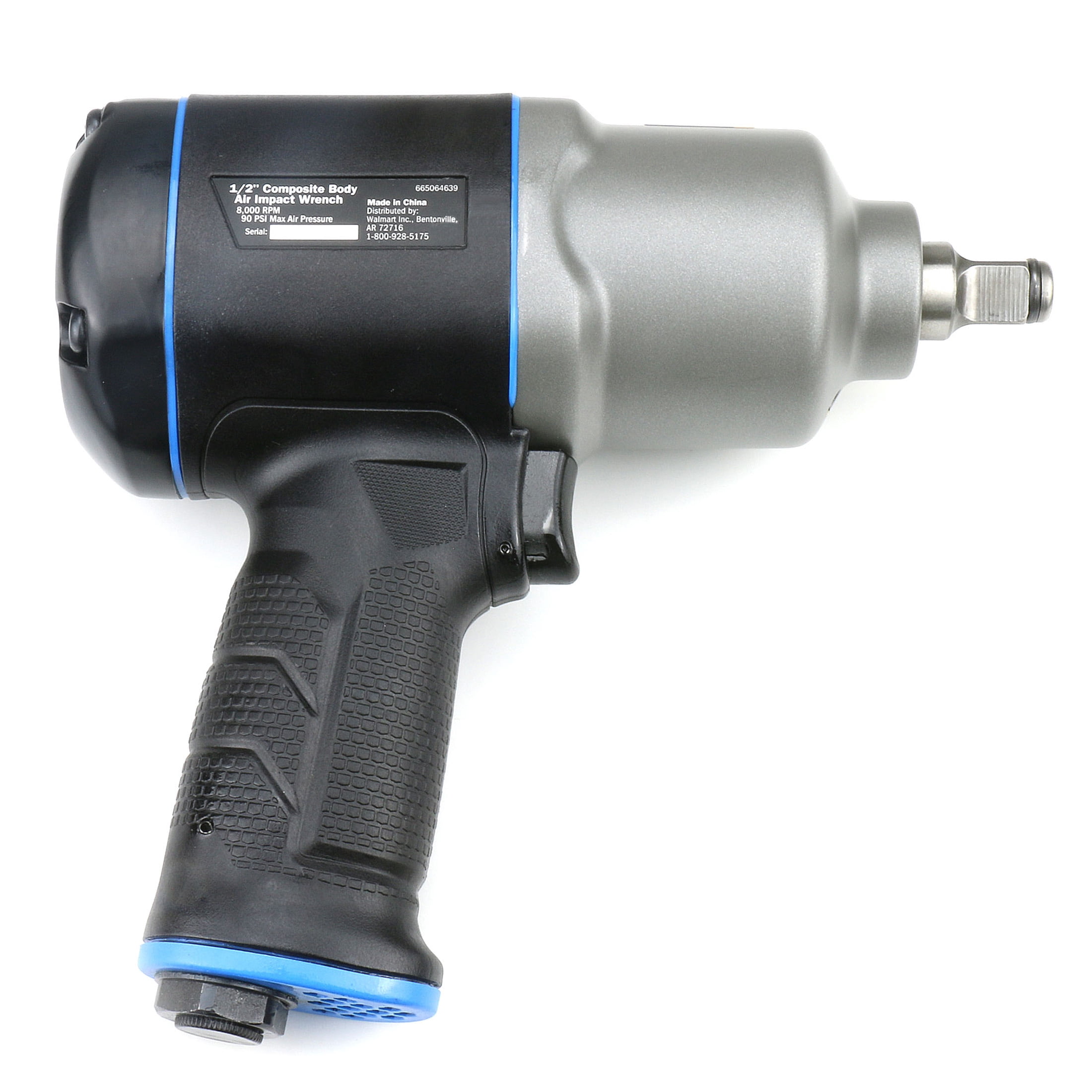 HART 1/2 in. Composite Body Air Impact Wrench,Max. Torque of 650 ft-lbs.