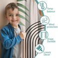 thumbnail image 3 of Blackout Kids Curtains,Orange Boho Geometric and Plant Pattern Childrens Insulated Curtains Set Of 2,Bedroom Essentials,Toddler Room Decor 42x63in(106x160cm), 3 of 5