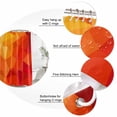 thumbnail image 6 of Red Orange Waterproof Fabric Shower Curtain,Modern Abstract Ombre Geometric Aesthetic Waterproof Fabric Shower Curtain for Bathroom Curtains Bathtubs Shower Curtains with 12 Hooks Extra Long 72x96, 6 of 8