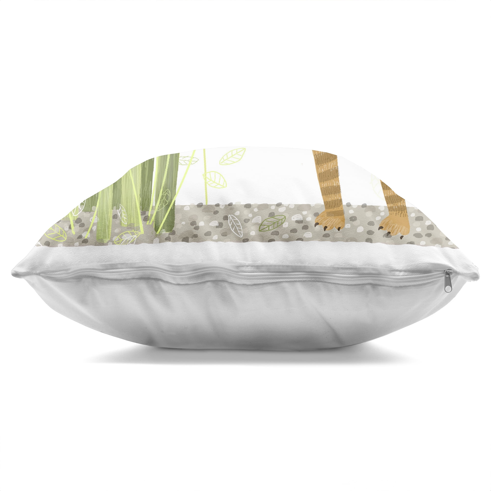 Stupell Industries Bamboo Trees & Tiger Decorative Printed Throw Pillow, design by Carla Daly, 18 x 7 x 18