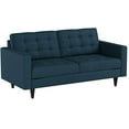 thumbnail image 5 of Modway Empress Mid-Century Modern Upholstered Fabric Loveseat In Azure, 5 of 5