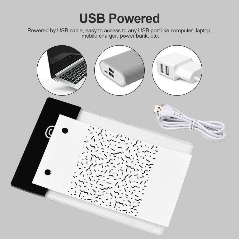 Blank Flip Book Kit with 300Sheets Animation Paper Flipbook Binding Screws  for LED Tracing Light Pad