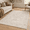 Beige-3' x 5' (Rectangular), variant on 2x10 Hallway Runner Rug Washable Beige Neutral Oriental Vintage