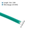 thumbnail image 2 of Uxcell 24AWG Stranded Wire Hookup 10M/33ft Green Electrical Wire UL1007 Spool, 2 of 6