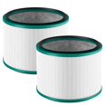 thumbnail image 1 of 2-Pack Hp01 Hp02 True Hepa Filter Compatible With Dyson Pure Hot Cool Link Hp01 Hp02 & Dyson Pure Cool Link Desk Fan Dp01 Dp02, H13 Hepa For Dyson Hp01 Filter, Compare To Part # 968125-03., 1 of 5