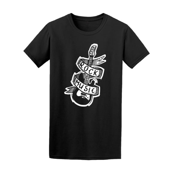 Guitar With A Bow And Quote Tee Men's -Image by Shutterstock