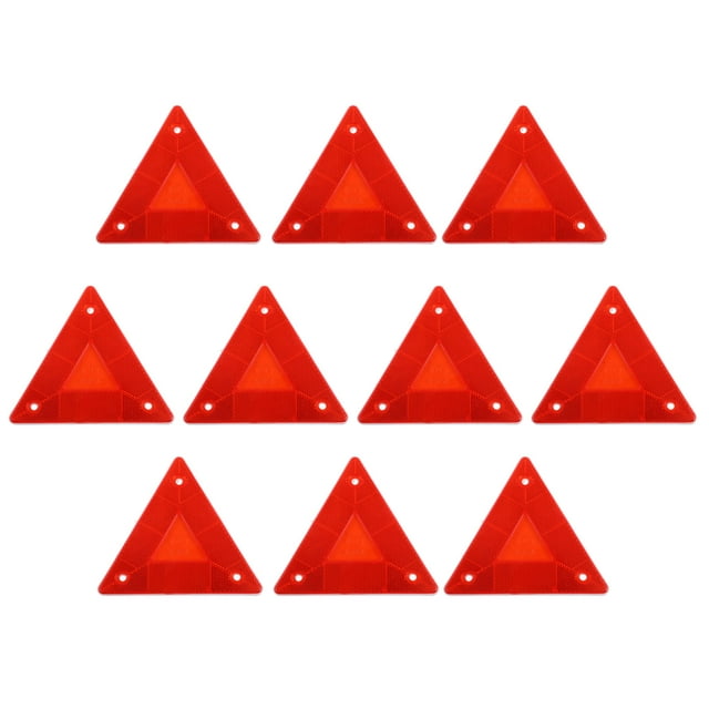 OUNONA Triangle Car Warning Reflectors Sign Reflective Triangles Auto