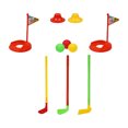thumbnail image 1 of 2 Sets Kids Golfs Plaything Sets Golfs Ball Game Sets Mini Golfs Game Sports Set, 1 of 9