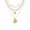 Conch, variant on LuLiaMenton 3PCS Faux Pearl Necklace Gold Plated Conch Shell Pendant Ocean Beach Women Jewelry
