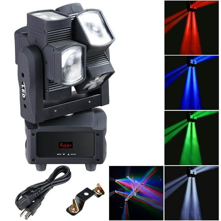 8x10W 4in1 Double Wheel LED Moving Head Light RGBW DMX Stage Bar KTV Disco (Best Led Moving Head)