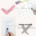 thumbnail image 2 of Magnetic Dry Erase Whiteboard Calendar for Fridge Set of 3 - Monthly, Weekly & Daily Organizer Planner, Grocery List, 4 Markers & Eraser, 2 of 7