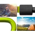 thumbnail image 4 of Set Of 5 Large Screw Carabiners For Attaching Equipment, Aluminium, 8 Cm, Light Green, Black, Set Of 5., 4 of 4