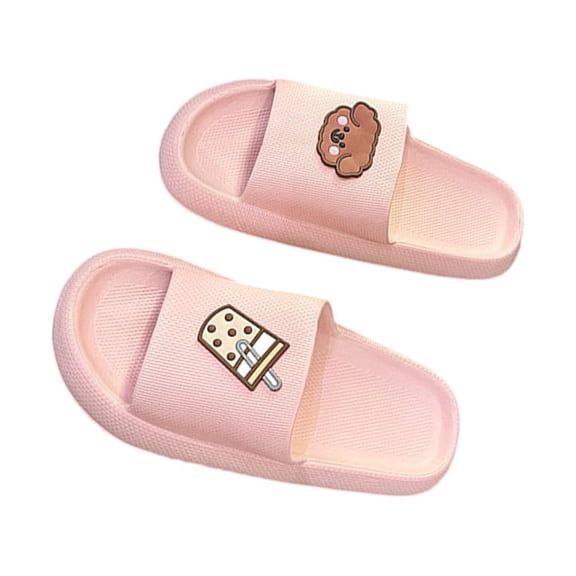 Qarigey Pantuflas de fondo y grueso, cómodas y elegantes, con plataforma y punta abierta, pantuflas para hombre y mujer, zapatillas con punta Type3 NO3