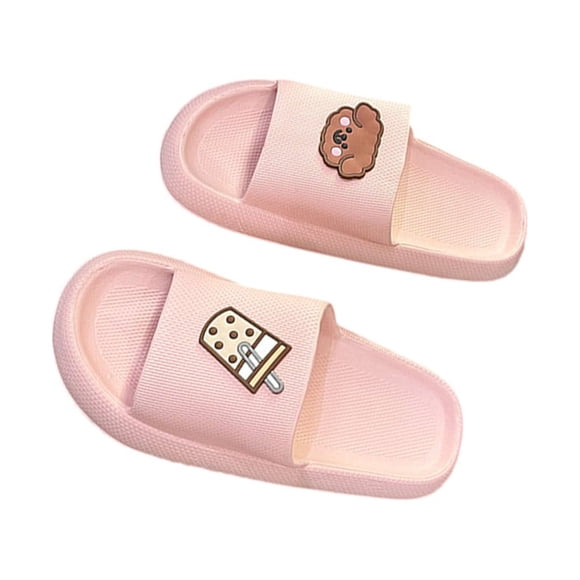 Minnieouse Pantuflas de suela gruesa y , cómodas y elegantes, con plataforma y punta abierta, para mujer y hombre Calzado Rosa 40/41.40/41