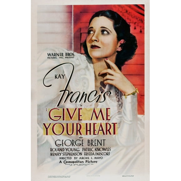 Give Me Your Heart Us Poster Art Kay Francis 1936 Movie Poster Masterprint (24 x 36)