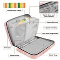thumbnail image 4 of Haosy Accordion File Organizer Zipper Binder 500 Sheet 6-Tab Expanding File Folder Multi-Pocket 1.2 Inch 3 Ring Rabbits Cats Tigers Dogs, 4 of 7