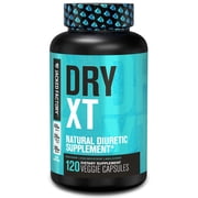 Jacked Factory Dry-XT Diuretic Water Pills - Natural Supplement | Reduces Water Retention & Bloating | Dandelion Root Extract, Potassium, 7 More Powerful Ingredients - 120 Veggie Capsules