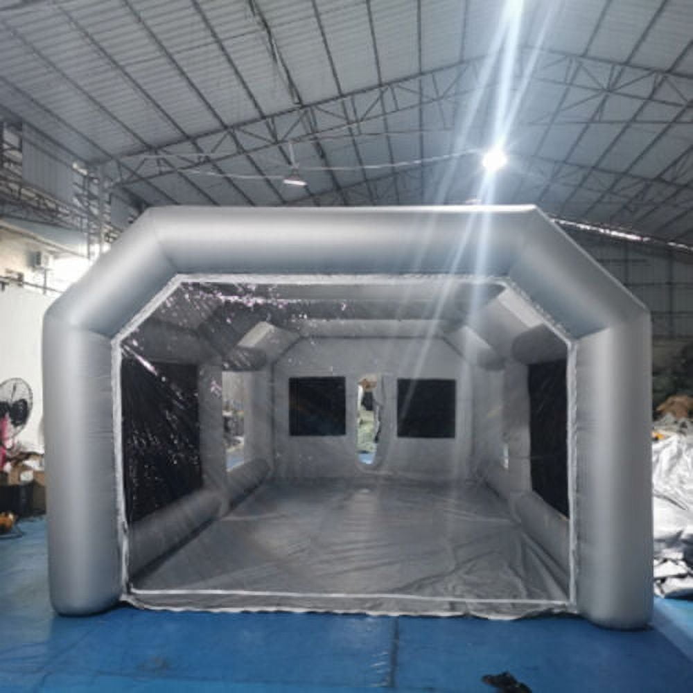 Inflatable Paint Spray Booth Car Painting Work Tent Filter System 26*15*10Ft