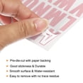 thumbnail image 4 of Unique Bargains Vinyl Self Adhesive Letter Number Sticker Decal Kit, Pink 81 Piece 10 Sheets, 4 of 5