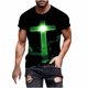 thumbnail image 1 of Camisas para Hombre Impresión Casual Top de Moda, Camisas a Rayas para Hombres Ropa de Pascua para Fiestas Y Diarios, 1 of 5