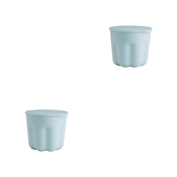 Tazón de limpieza de cepillos Jumpingount multifuncional 3 en 1 para mujer Verde 2piezas