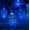 Blue, variant on Metal Ball String Lights, 10m 100LED Metal Grobe String Light Fairy Lights Battery with 8 Mode for Christmas Home Party