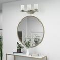 thumbnail image 3 of Aiwen Nickel Modern 3-Light Vanity Light with Milky White Glass Shade, Creative Wall Light for Bedroom Kitchen Hallway Staircase, 3 of 7