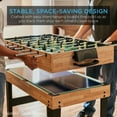 thumbnail image 3 of Best Choice Products 2x4ft 10-in-1 Combo Game Table Set w/ Hockey, Foosball, Pool, Shuffleboard, Ping Pong - Gray, 3 of 8