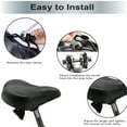 thumbnail image 6 of Large Wide Bicycle Seat - Bike Saddle Replacement, Comfort for Peloton, Exercise Stationary E-Bike City Mountain Bikes, with a Rainproof Sun Protection Cover, 6 of 8