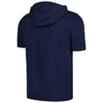 thumbnail image 3 of Men's Levelwear Navy Cleveland Guardians Recruit Short Sleeve Full-Zip Hoodie, 3 of 3
