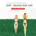 thumbnail image 4 of Pelota de Golf, belleza de uñas, modelo de bikini, camiseta de bola, belleza corporal de plástico, personalidad de uñas, soporte de bola para asiento, multicolor, 4 of 6