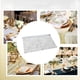 thumbnail image 4 of Mantelero de mesa plateado con lentejuelas 28.35x120 pulgadas, mantel de papel de aluminio, decoración para fiestas de cumpleaños, bodas, 4 of 6