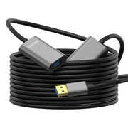 Unitek USB 3.0 Extender Cord, 32 Feet Active Extension Cable with Signal Booster for Printer, Oculus Rift, Oculus Quest