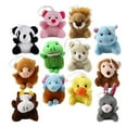 thumbnail image 2 of GOOHOCHY Adorno colgante de animal de peluche pequeño, 12 Uds., juguetes de peluche, llavero colgante de animales (estilo mixto), 2 of 8