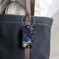 thumbnail image 6 of PhooArto 2 Pack Leather Luggage Tag with Stainless Steel Loop, Space Galaxy Earth Universe Baggage Handbag Travel Suitcase Tags with Name ID Card Perfect to Quickly Spot Luggage Suitcase, 6 of 6