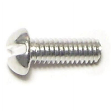 

#8-32 x 1/2 Aluminum Slotted Round Head Machine Screws (40 pcs.)