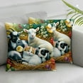 thumbnail image 2 of Throw Pillow Covers Farm Animals Donkey Chiken Goat Dog Duck Square Pillowcase for Home Decor Sofa Car Bedroom Pillow case, 2 of 6
