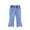 CC, variant on XBASW Toddler Kids Flare Denim Pants for Girl's Elastic Waist Raw Hem Jeans Spring Fall Trousers 1-6Y