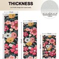 thumbnail image 4 of Multicolored Pioneer Flower Kitchen Rugs Sets Of 3,Kitchen Runner Rugs Non Skid Washable,Decorative Kitchen Floor Mats for Kitchen,Sink,Laundry,17"x30"+ 17"x47" + 17"x59", 4 of 6