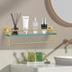 thumbnail image 4 of Estante de vidrio para baño con organizador de toallas SFGSOWOR, 4 of 6