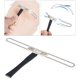 thumbnail image 3 of Guía de regla de cejas Herramienta de medición Extensión de cejas Regla de equilibrio Accesorios de maquillaje Plantilla de aseo Moldeador de Zulema Calibrador de regla de cejas, 3 of 8