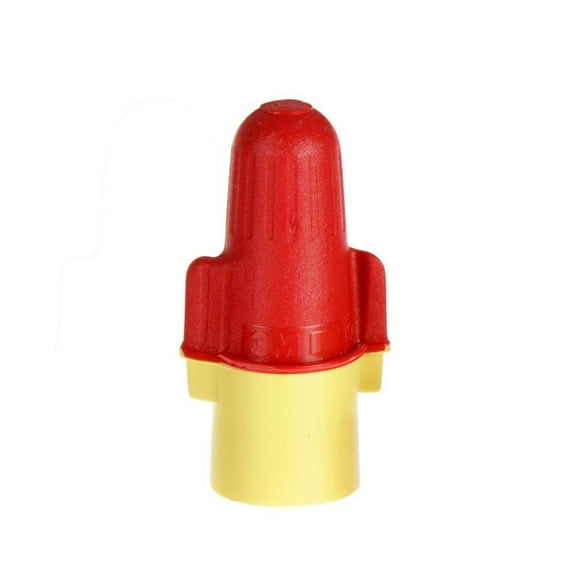 3M Performance Plus Wire Connector, Flexible Steel Spring Connectors, 22-8 AWG, Red and Yellow Color R/Y , Bag of 100