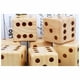 thumbnail image 4 of Fiudx Juego de Dados de Madera, Materiales Ecológicos, Dados Grandes para Juegos Al Aire Libre, Actividades Divertidas para Picnic o Barbacoa, Diversión Familiar Interactiva, 7 X 7 X 7 Cm, Juguete de, 4 of 6
