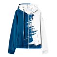 thumbnail image 4 of QASIEATN Hoodies for Graceful Women Fashion, Zip Up Hoodies Oversized Sweatshirt Long Sleeve Color Block Jackets Coat Workout Outfits Fall Trendy, Womens Fall Tops, 4 of 5