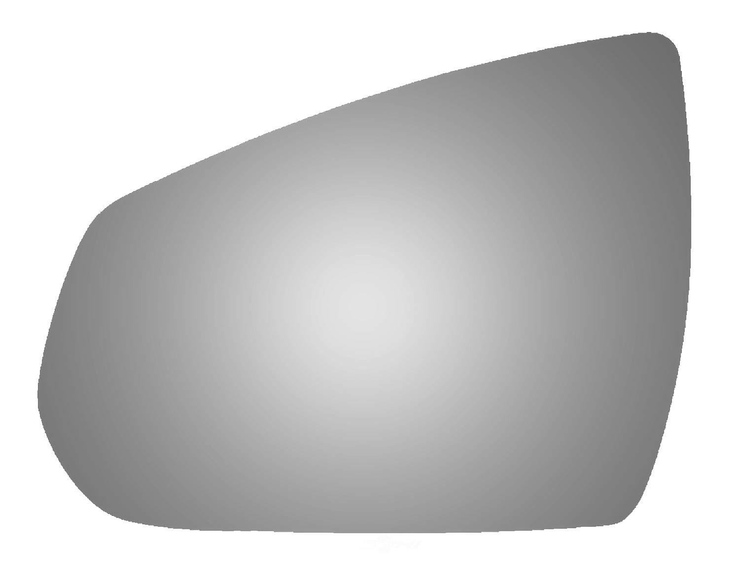 Burco Side View Mirror Replacement Glass - Clear Glass - 4338