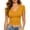 Gold, variant on Women's Summer Tops Zaewscy Women's Summer Slim Short Sleeve T-Shirt Thin Breathable Stretch Solid Color Plus Size V-Neck Base Layer Beige1 XXXL