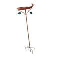 thumbnail image 2 of Baño de pájaros de Metal, regalos para amantes de los pájaros, soporte de hierro fácil de instalar, baño para pájaros con Base de 5 puntas, comedero, 2 of 8