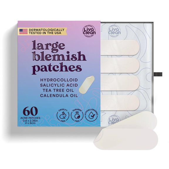 Parche para Granitos LivaClean Grande Hidrocoloide con Ácido Salicílico